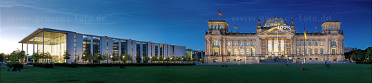 Panorama Foto Reichstag hochaufgelöst