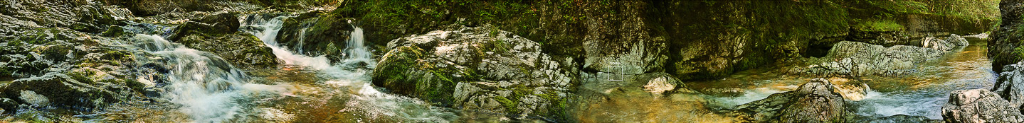 Panorama Foto Gebirgsbach
